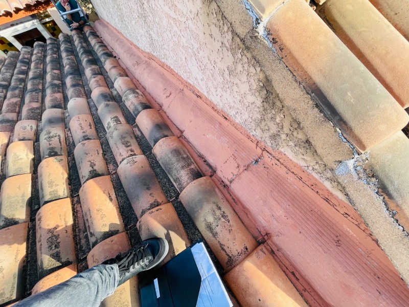 Nouvelle réfection de Solin d’une toiture de maison sur Marignane 13700