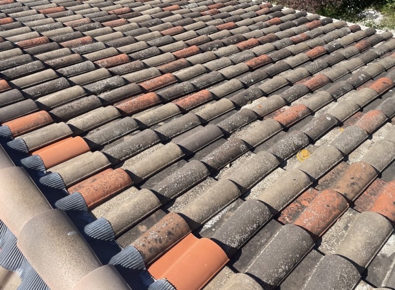 toiture avant intervention sur mimet