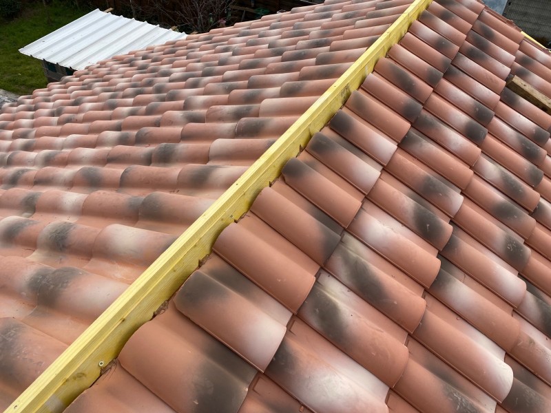 pose lisse pour faitage closoir sur st victoret