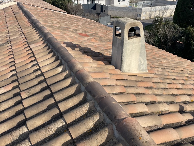 Rénovation de Faîtage de toiture de maison à Marignane 13700