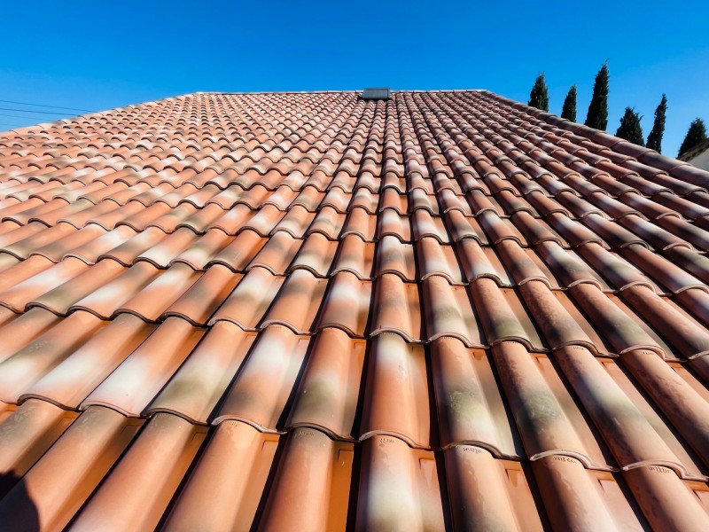 tuiles romane silvacane posées près de marignane