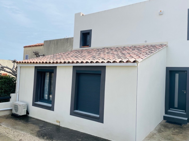 fin de l'intervention de toiture sur Sausset les pins