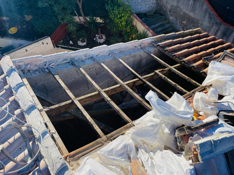 depose toiture sur saint victoret