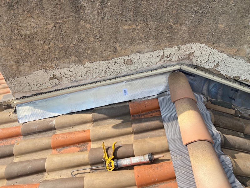 pose solin plomb sur mimet