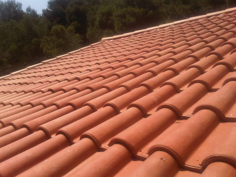 Toiture avec traitement fini sur Martigues