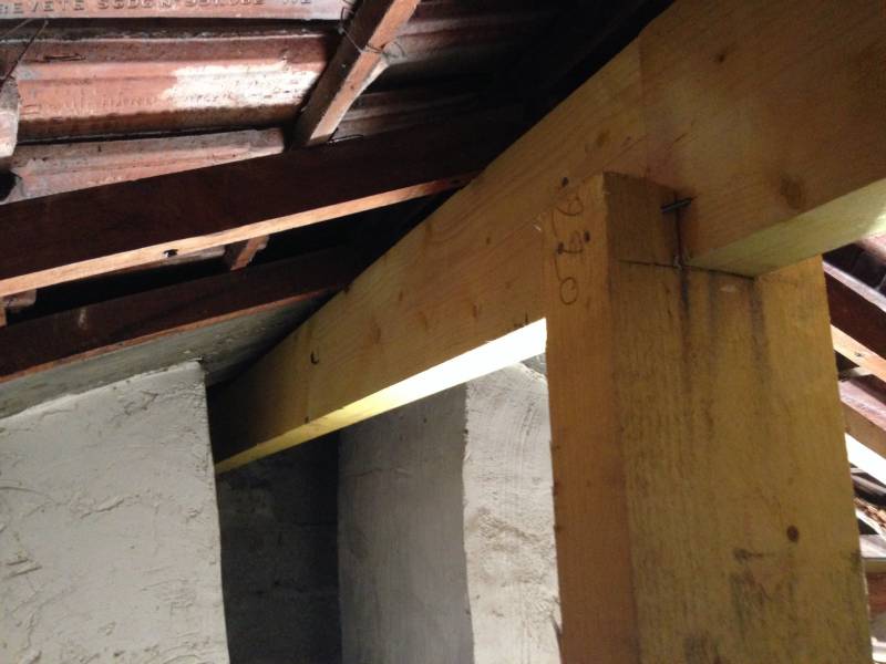 renfort de charpente sur Aix en provence