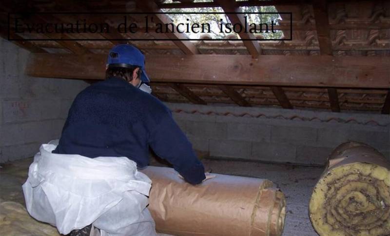 évacuation laine de verre sur rognac 13340